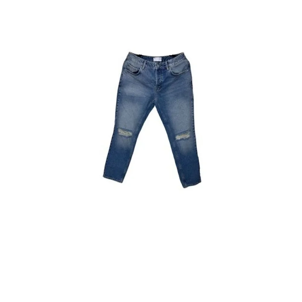 OSOS Design Men's Jeans With Rips - Picture 7 of 7